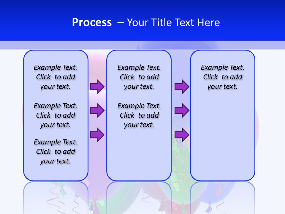 Multicolor Surprise Helium PowerPoint Template