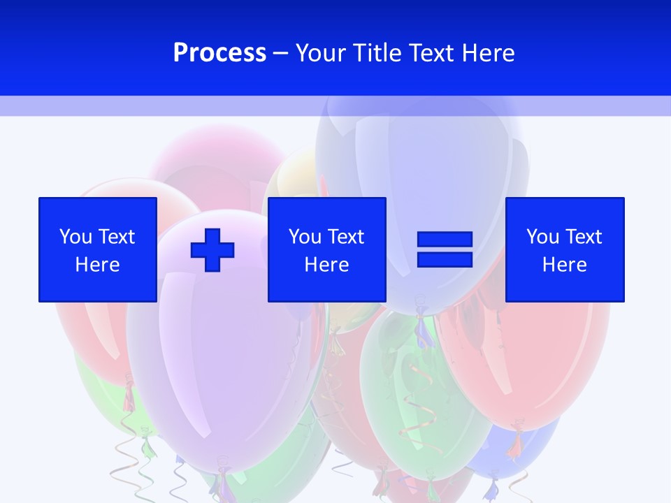 Multicolor Surprise Helium PowerPoint Template