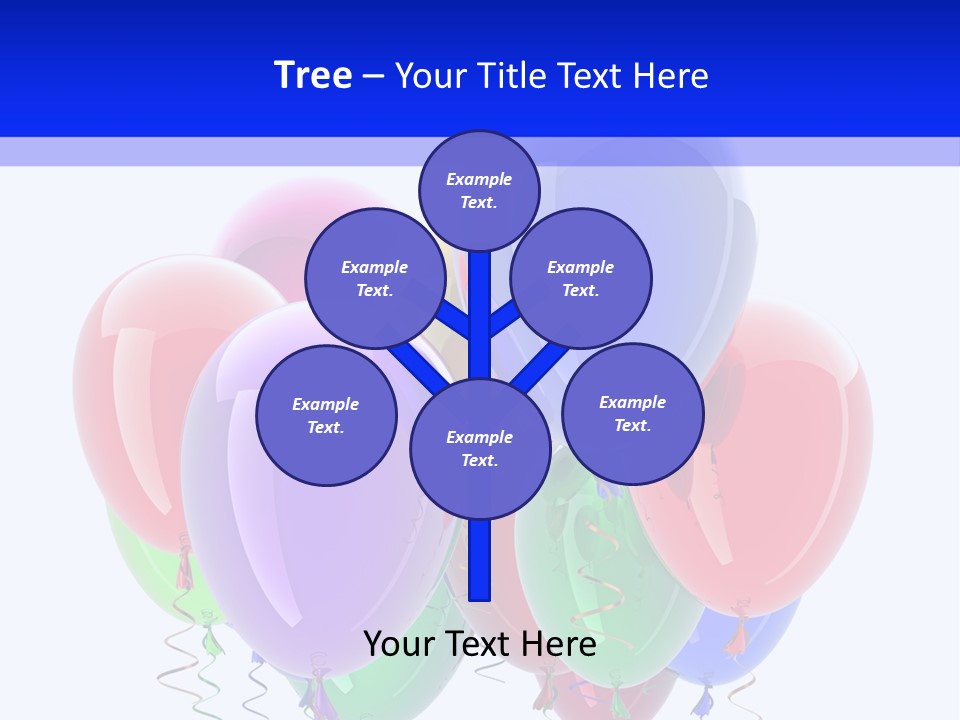 Multicolor Surprise Helium PowerPoint Template