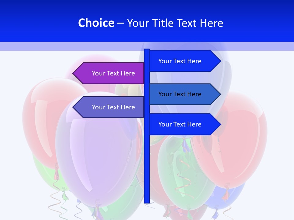 Multicolor Surprise Helium PowerPoint Template