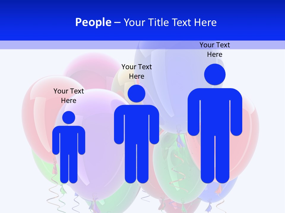 Multicolor Surprise Helium PowerPoint Template