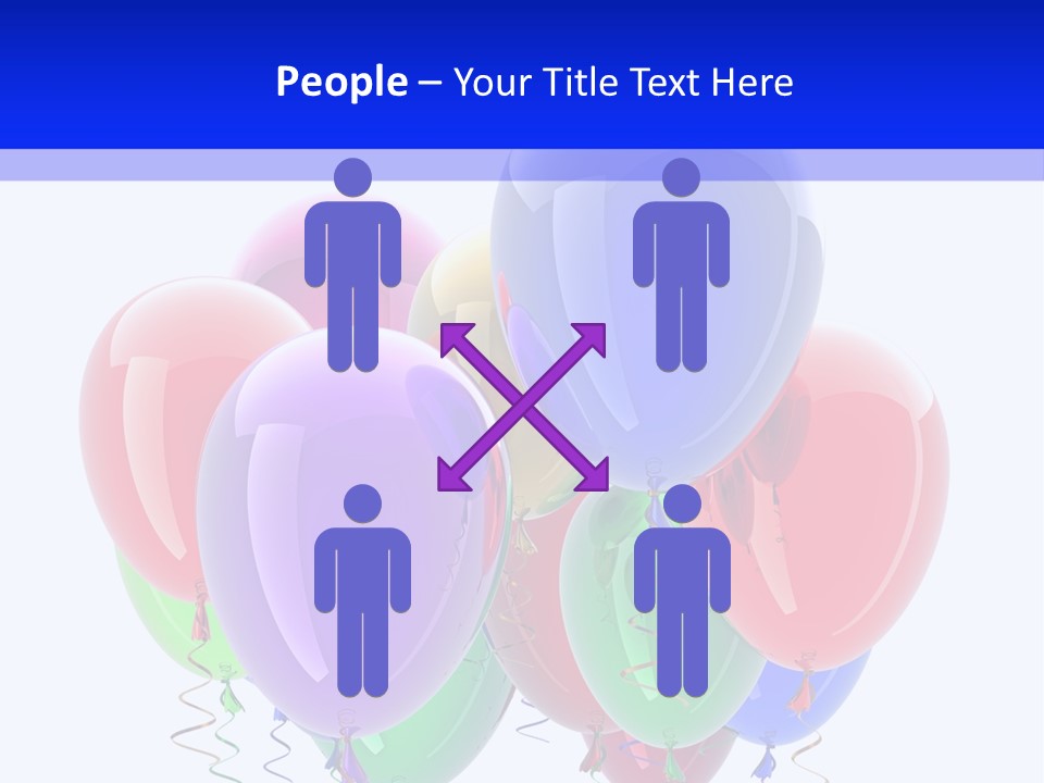 Multicolor Surprise Helium PowerPoint Template