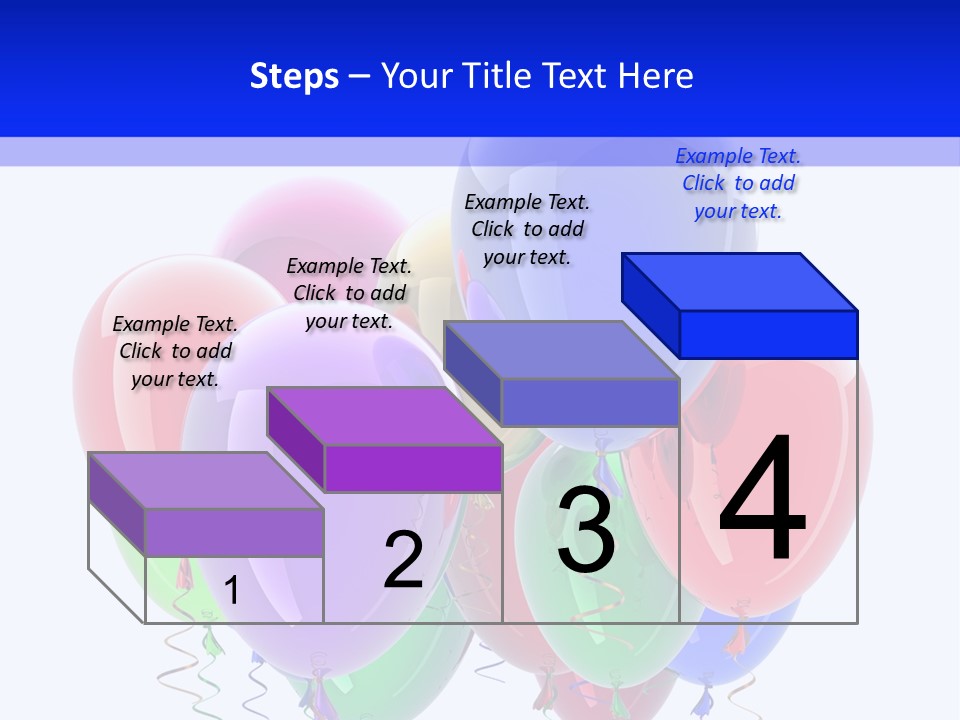 Multicolor Surprise Helium PowerPoint Template