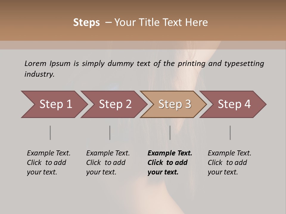 Waist Luxury Freshness PowerPoint Template