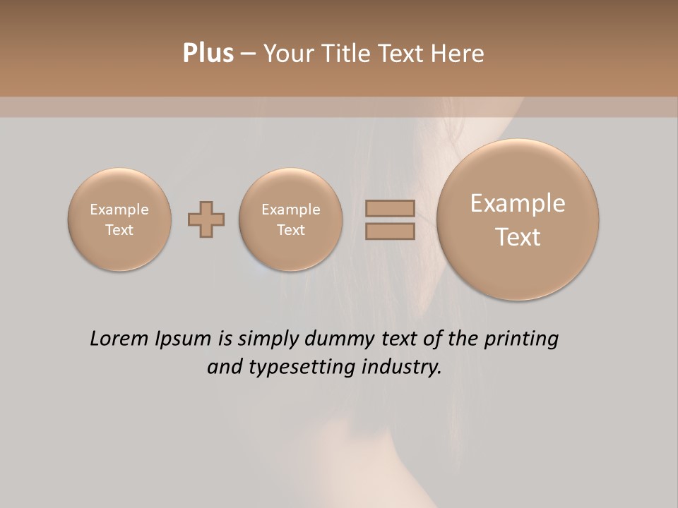 Waist Luxury Freshness PowerPoint Template