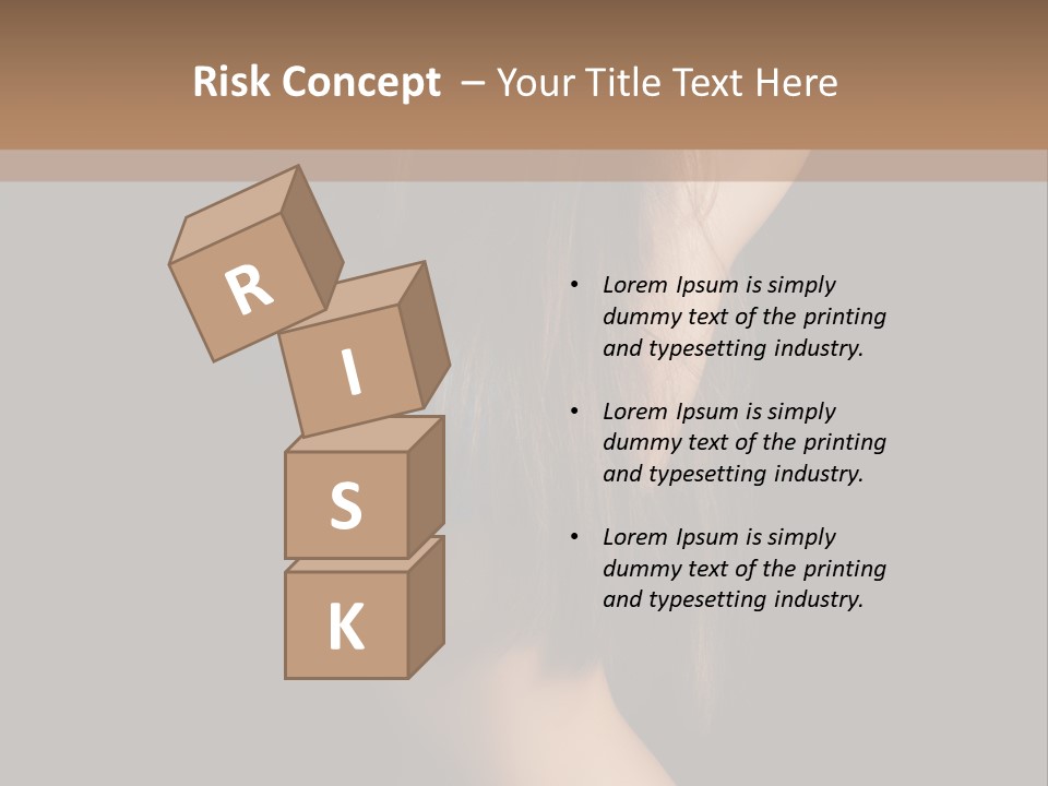 Waist Luxury Freshness PowerPoint Template