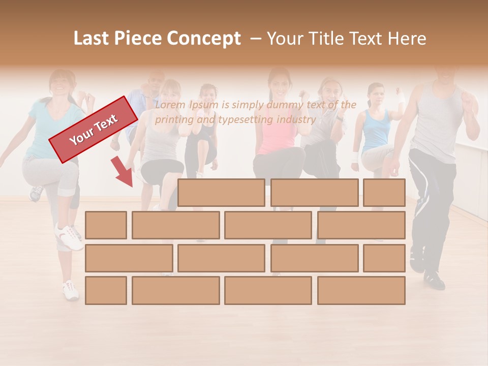 Athletic Physique Body PowerPoint Template