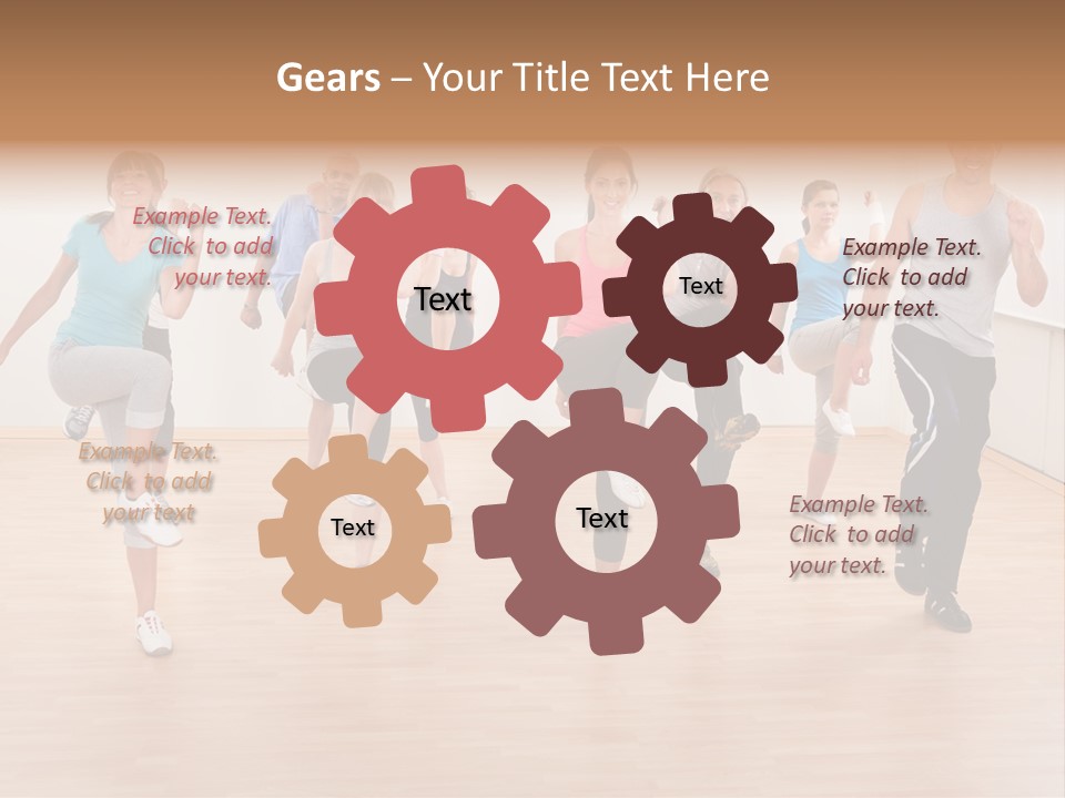 Athletic Physique Body PowerPoint Template