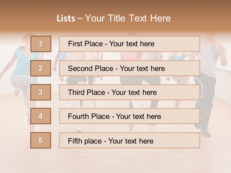 Athletic Physique Body PowerPoint Template