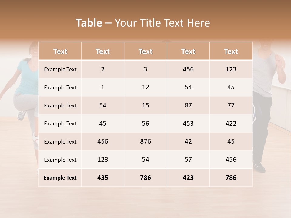Athletic Physique Body PowerPoint Template