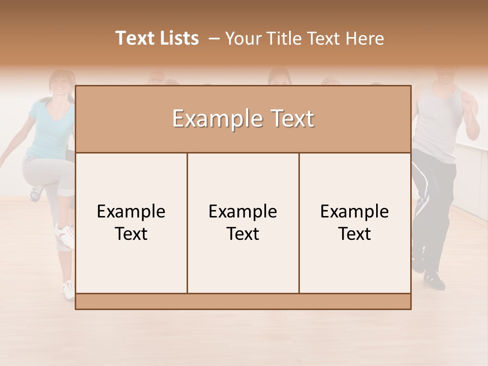 Athletic Physique Body PowerPoint Template