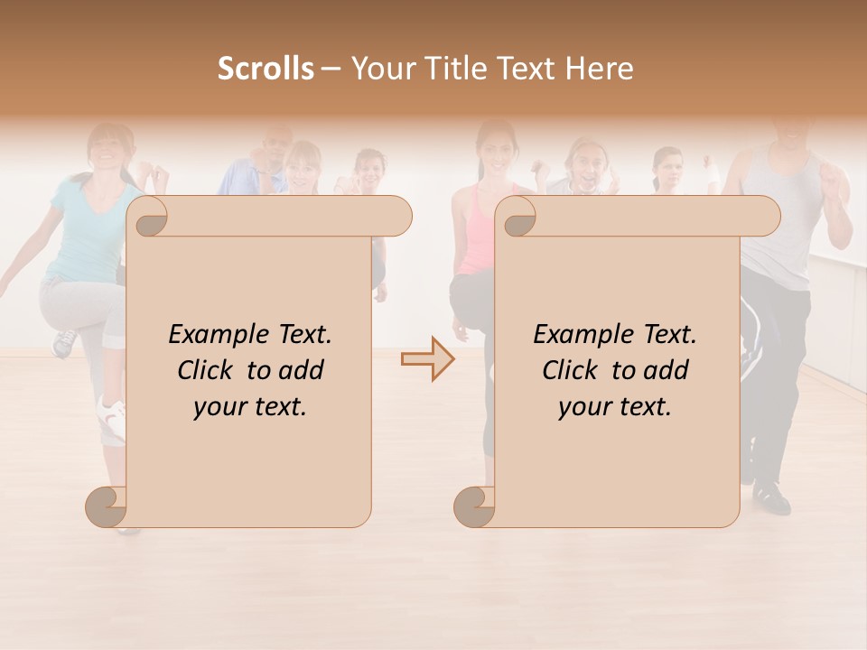 Athletic Physique Body PowerPoint Template