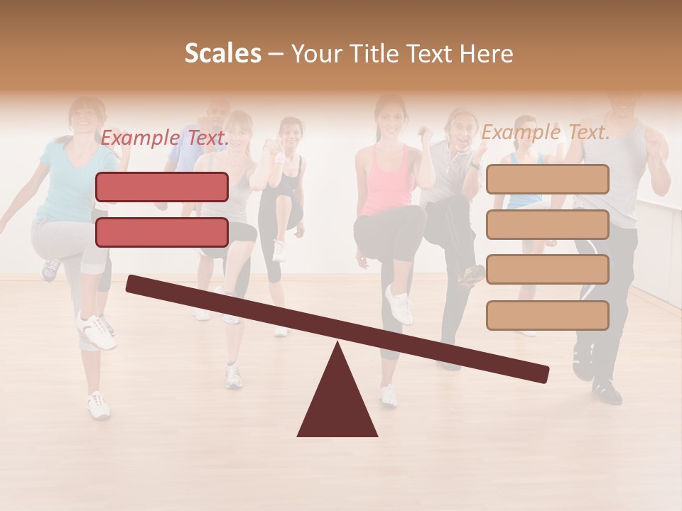 Athletic Physique Body PowerPoint Template