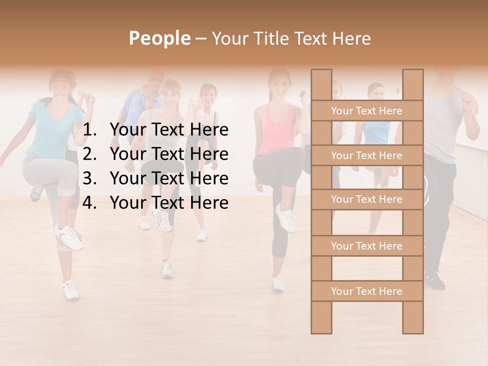 Athletic Physique Body PowerPoint Template