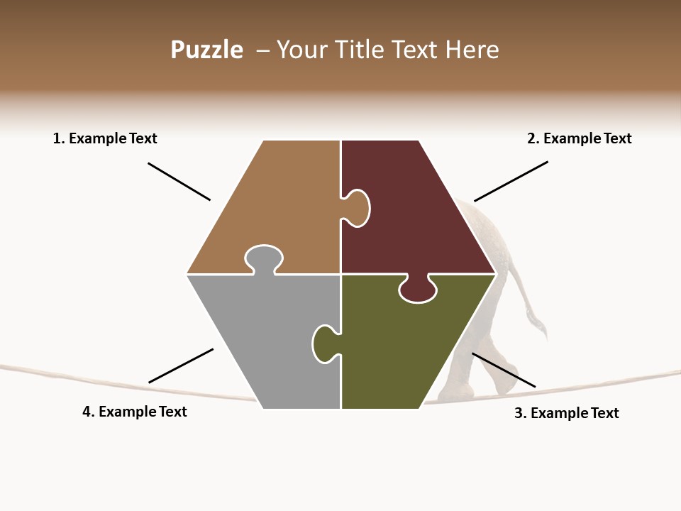 Metaphor Balance Acrobat PowerPoint Template
