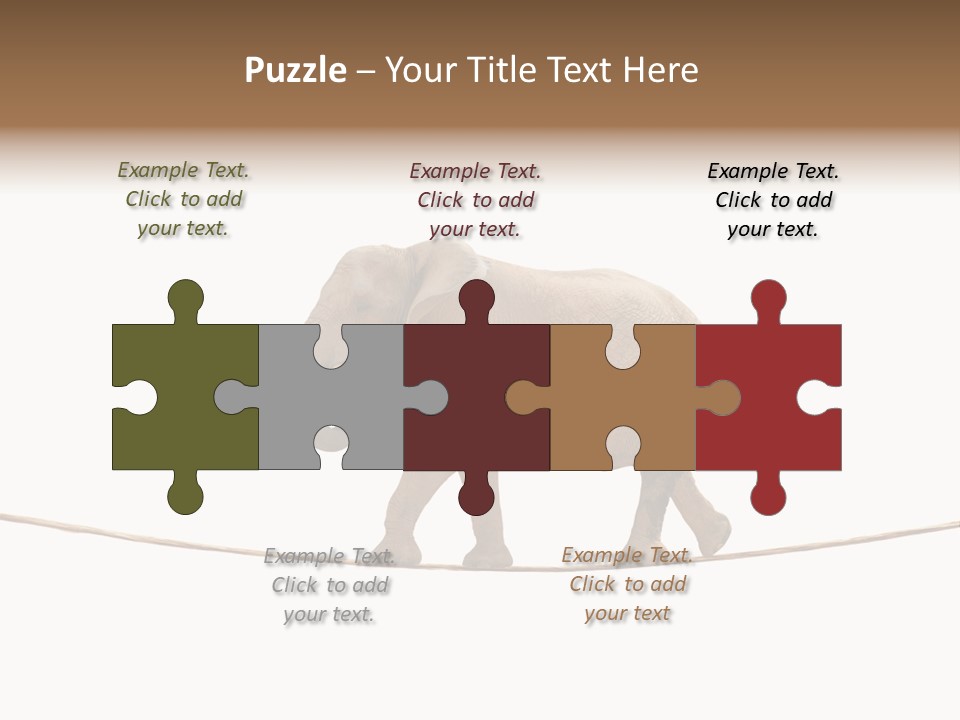 Metaphor Balance Acrobat PowerPoint Template