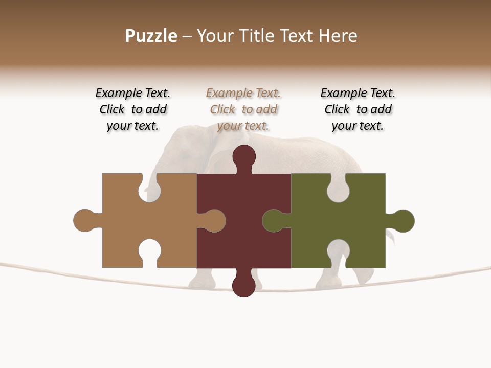 Metaphor Balance Acrobat PowerPoint Template