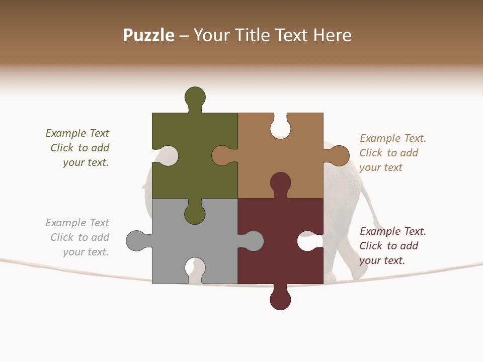 Metaphor Balance Acrobat PowerPoint Template