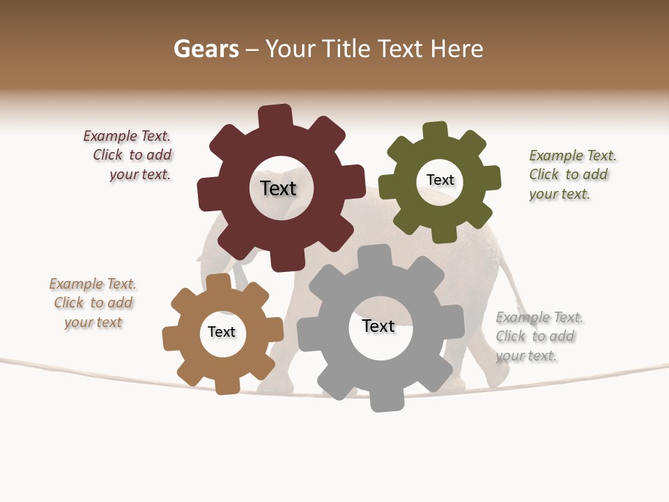 Metaphor Balance Acrobat PowerPoint Template