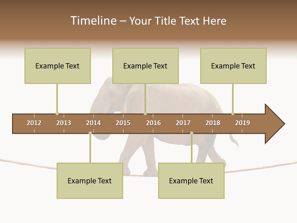 Metaphor Balance Acrobat PowerPoint Template