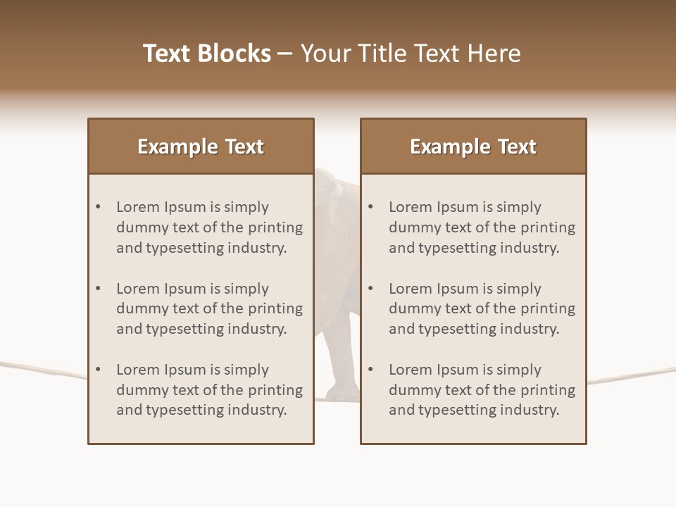 Metaphor Balance Acrobat PowerPoint Template