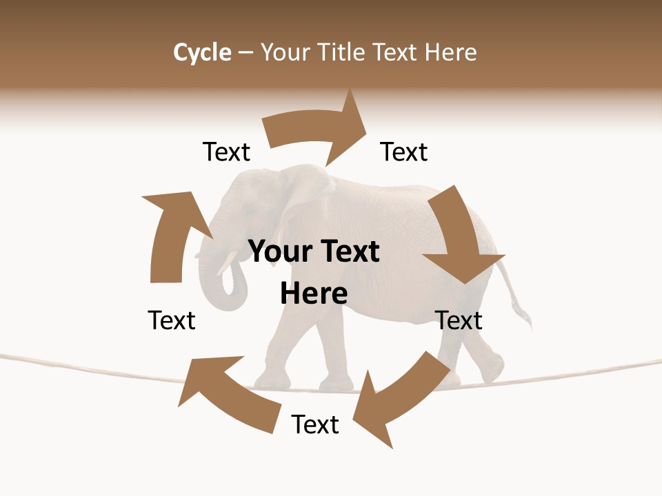 Metaphor Balance Acrobat PowerPoint Template