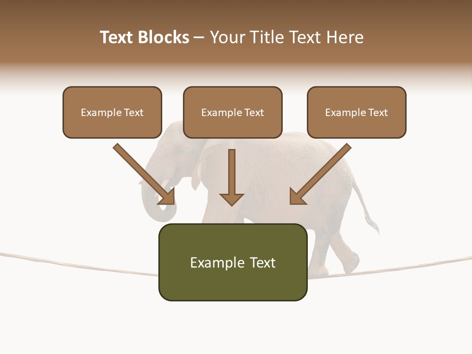 Metaphor Balance Acrobat PowerPoint Template
