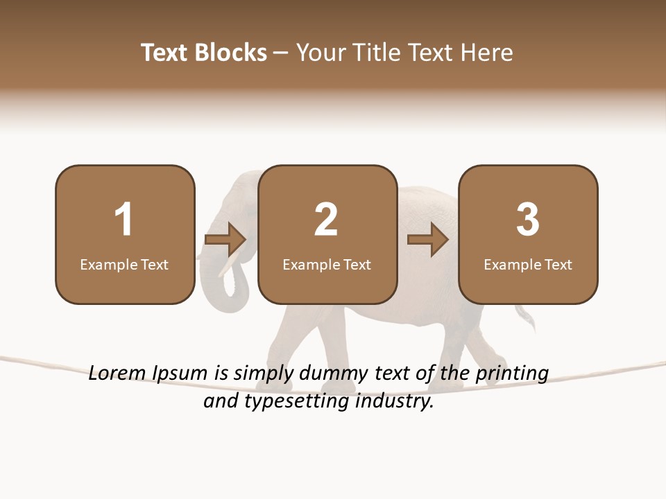 Metaphor Balance Acrobat PowerPoint Template