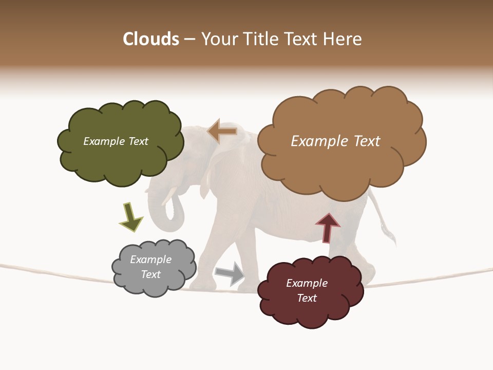 Metaphor Balance Acrobat PowerPoint Template