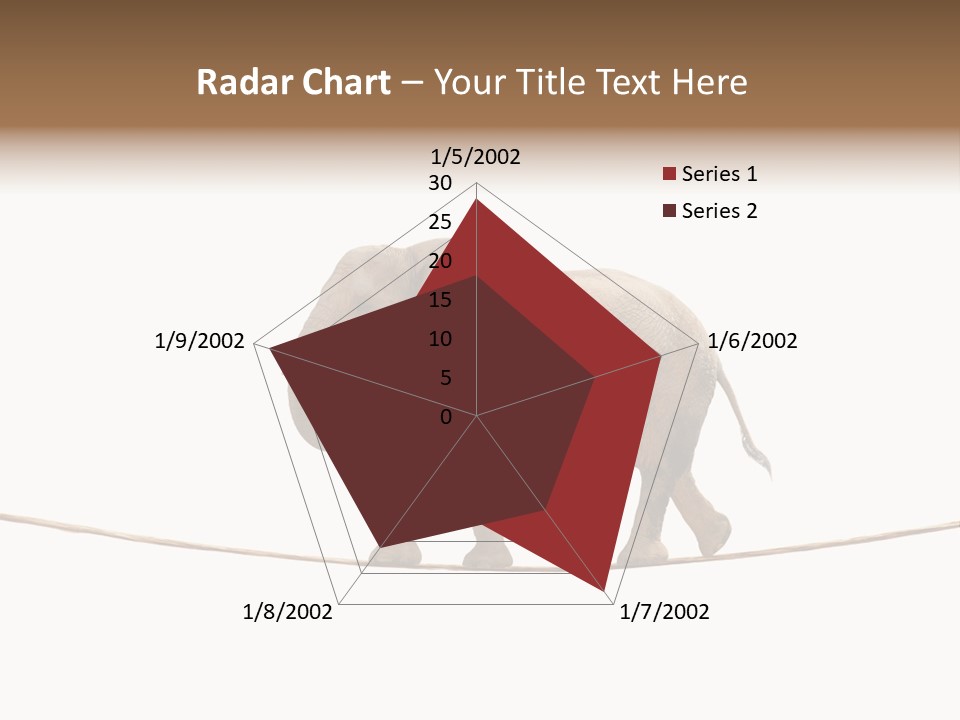 Metaphor Balance Acrobat PowerPoint Template