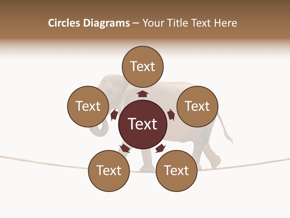 Metaphor Balance Acrobat PowerPoint Template