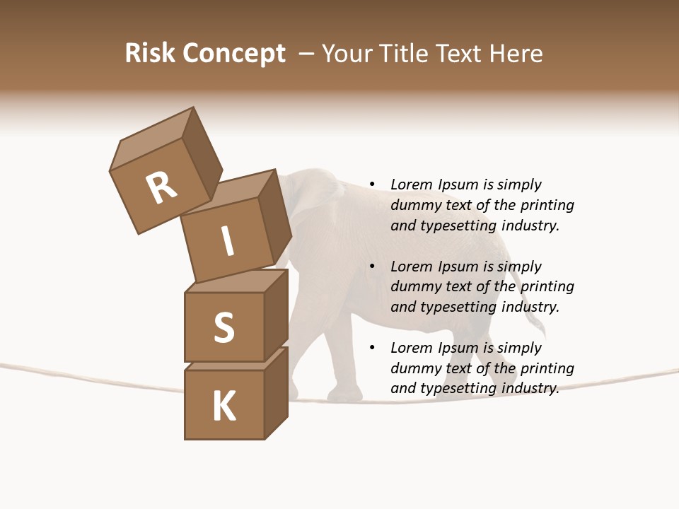 Metaphor Balance Acrobat PowerPoint Template