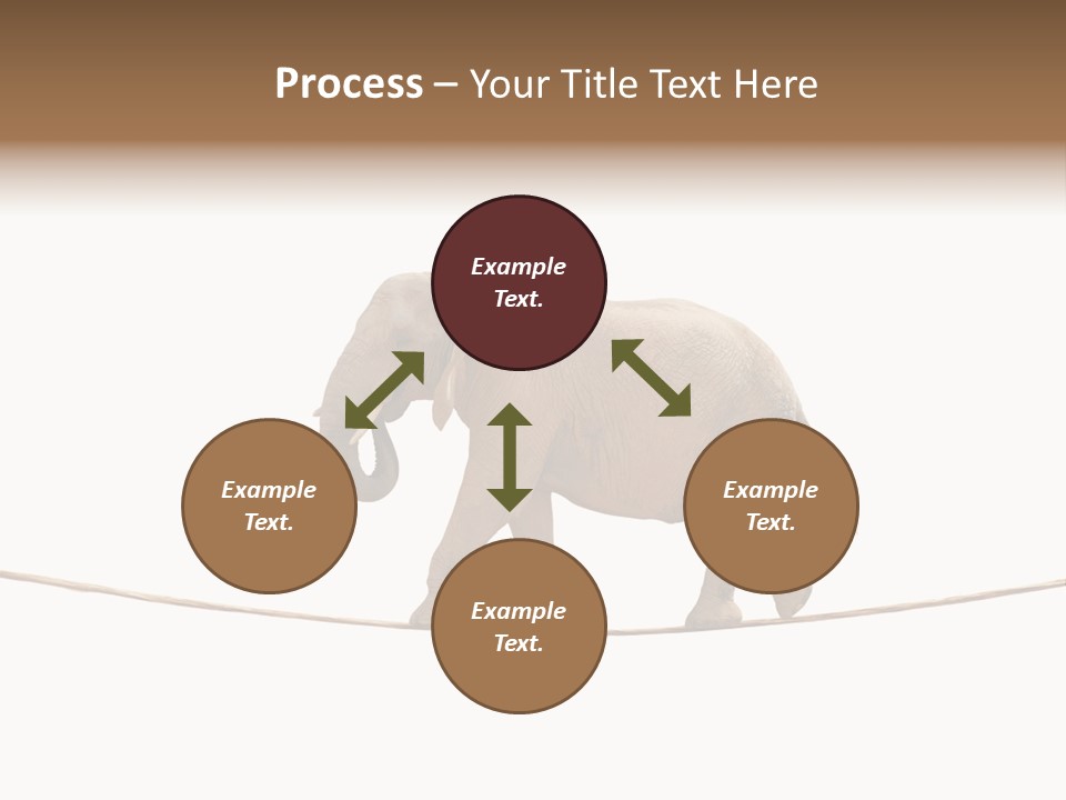 Metaphor Balance Acrobat PowerPoint Template