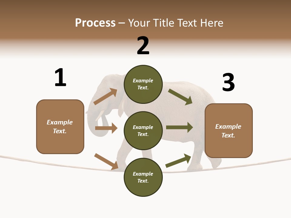 Metaphor Balance Acrobat PowerPoint Template