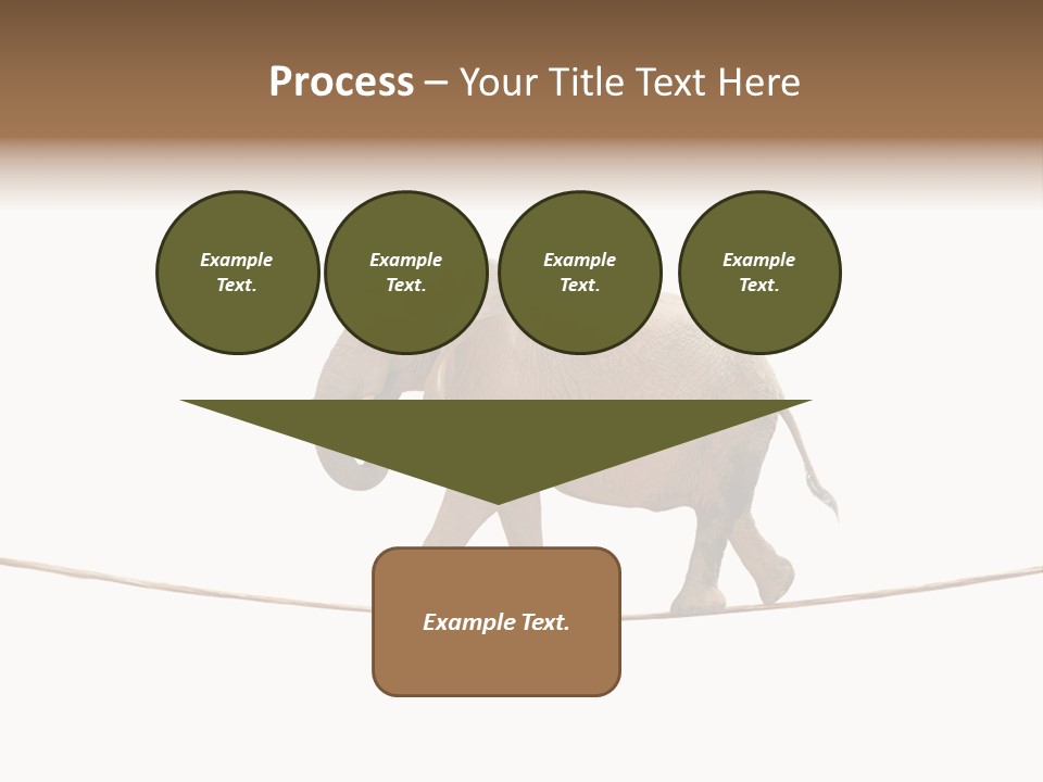 Metaphor Balance Acrobat PowerPoint Template