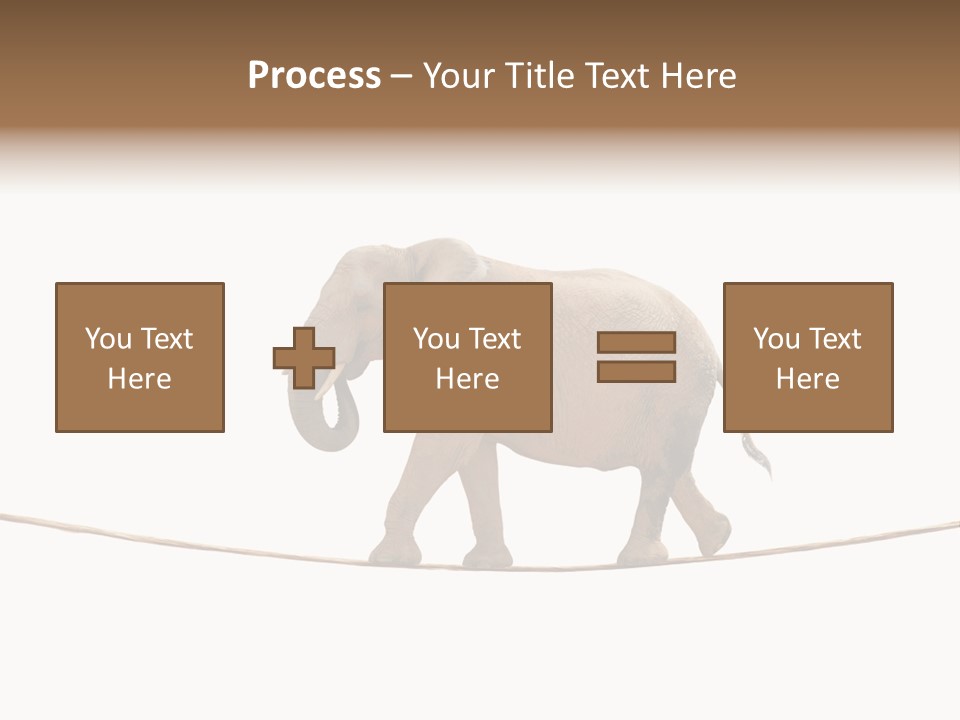 Metaphor Balance Acrobat PowerPoint Template