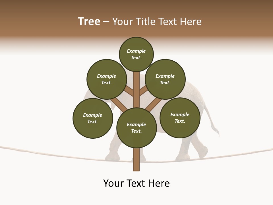 Metaphor Balance Acrobat PowerPoint Template