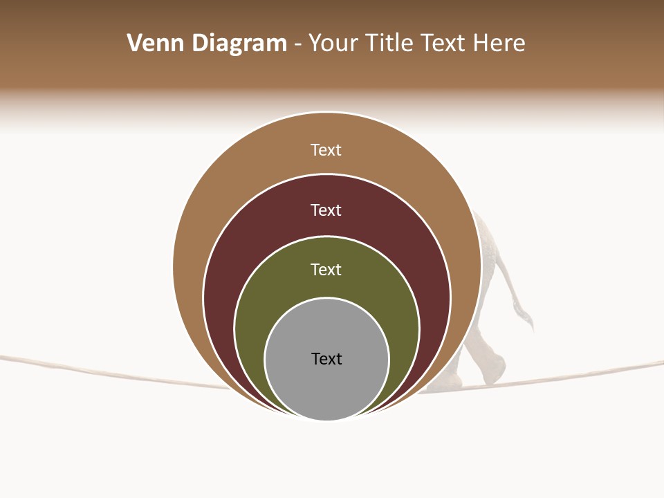 Metaphor Balance Acrobat PowerPoint Template