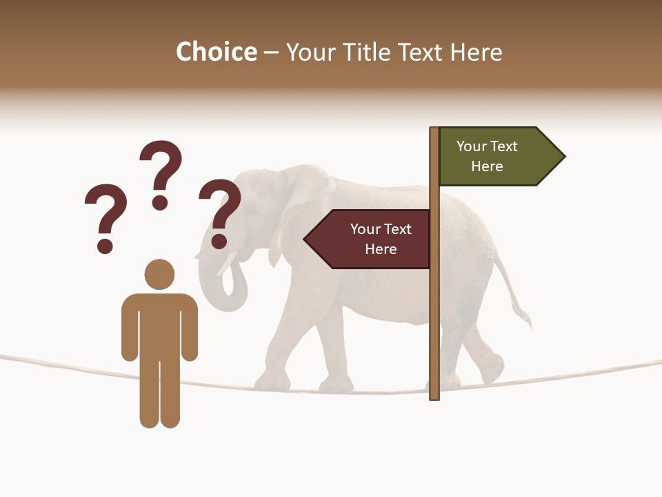 Metaphor Balance Acrobat PowerPoint Template