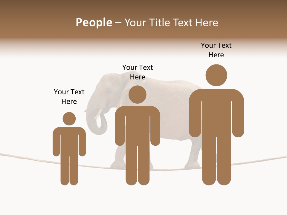 Metaphor Balance Acrobat PowerPoint Template