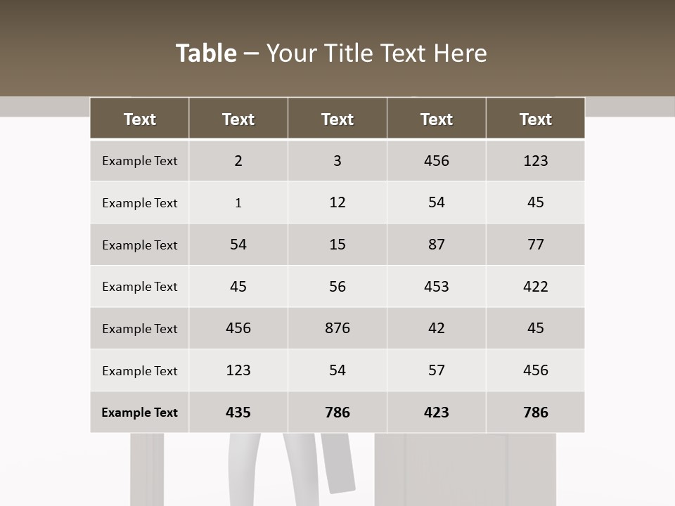 Businesspeople Business Entrance PowerPoint Template