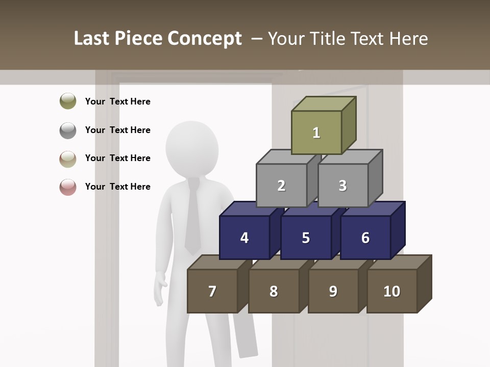 Businesspeople Business Entrance PowerPoint Template