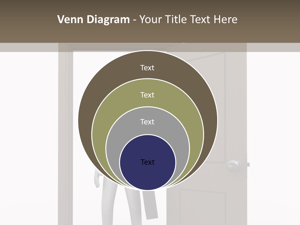 Businesspeople Business Entrance PowerPoint Template