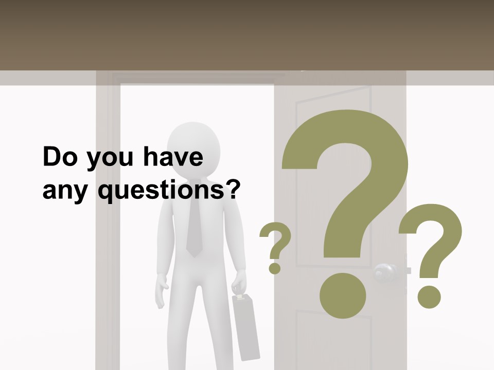 Businesspeople Business Entrance PowerPoint Template