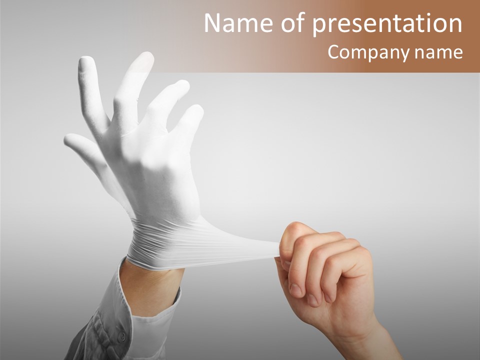 Hospital Uniform Isolated PowerPoint Template