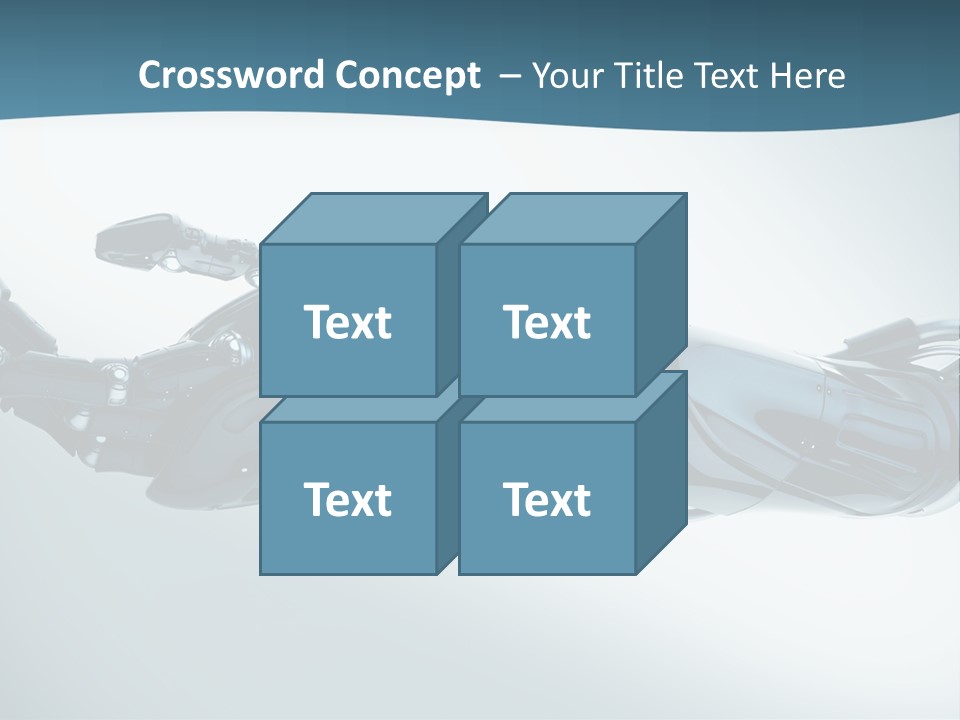 Technology Scientific Robot PowerPoint Template