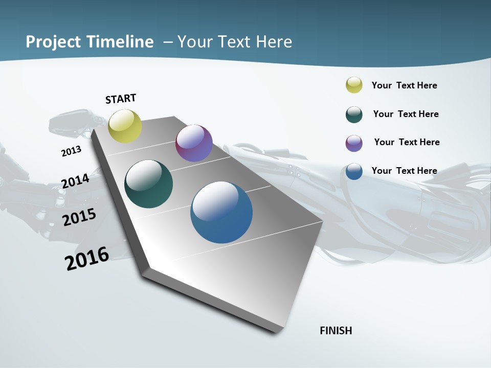 Technology Scientific Robot PowerPoint Template