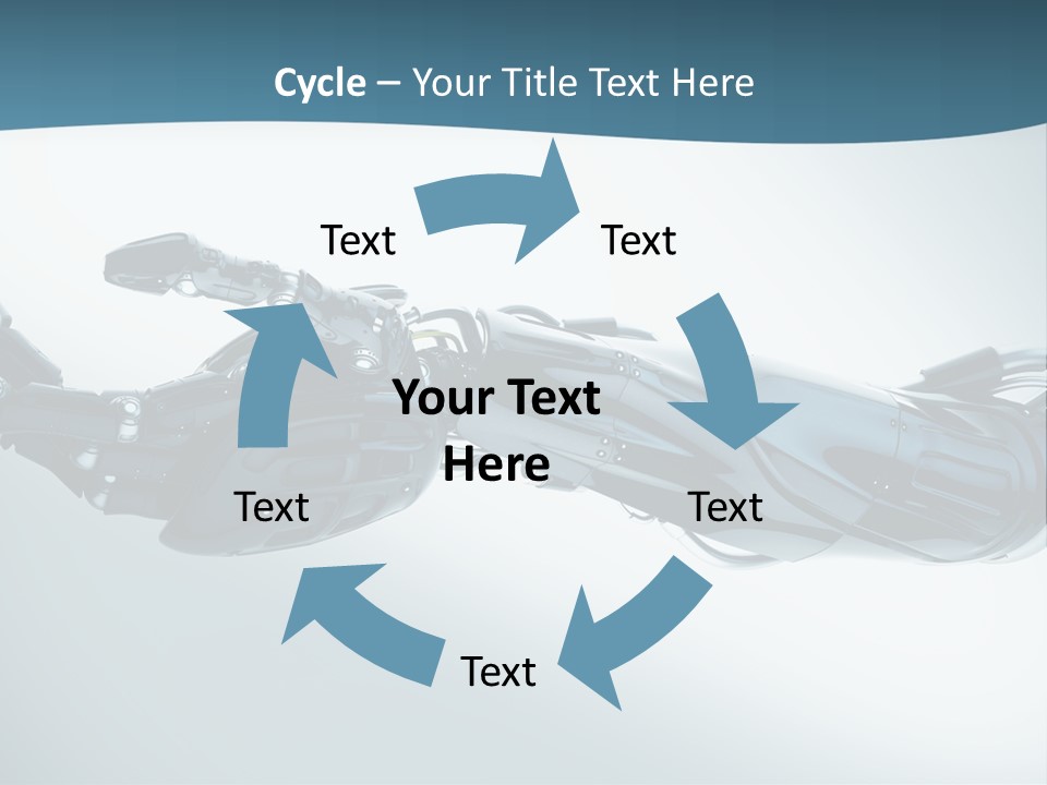 Technology Scientific Robot PowerPoint Template