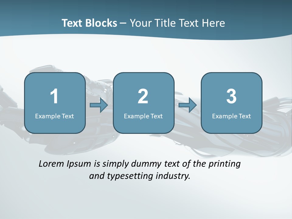 Technology Scientific Robot PowerPoint Template