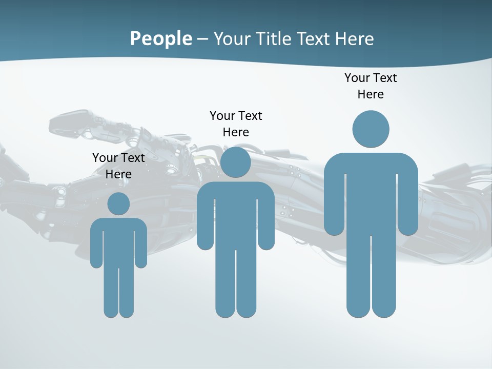 Technology Scientific Robot PowerPoint Template